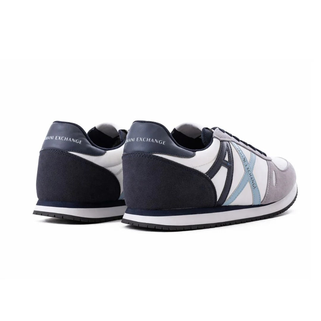 ARMANI EXCHANGE Logo Lace-Up XUX017 Sneakers - WHTSKY