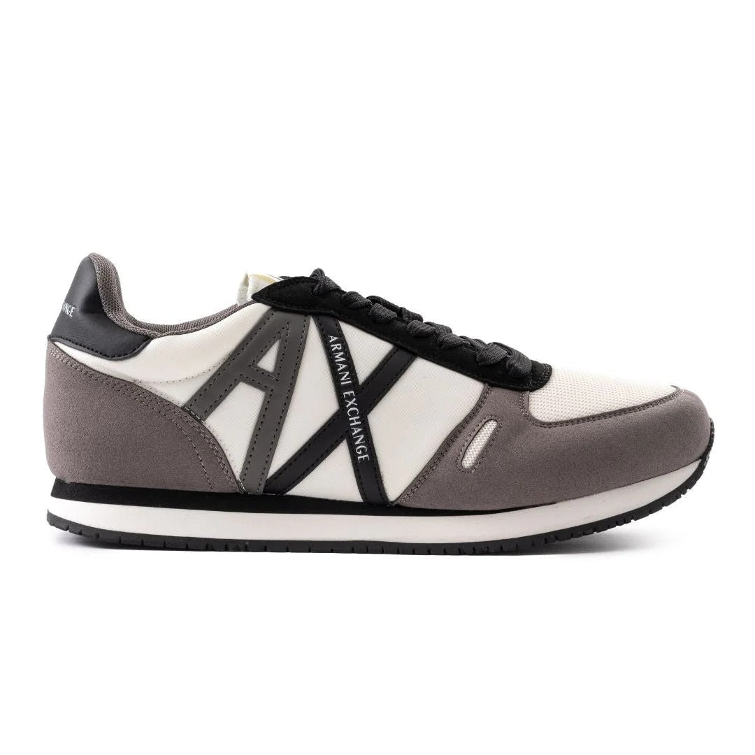 ARMANI EXCHANGE Logo Lace-Up XUX017 Sneakers - WHTGRY