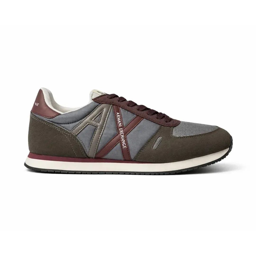 ARMANI EXCHANGE Logo Lace-Up XUX017 Sneakers - COFMRN