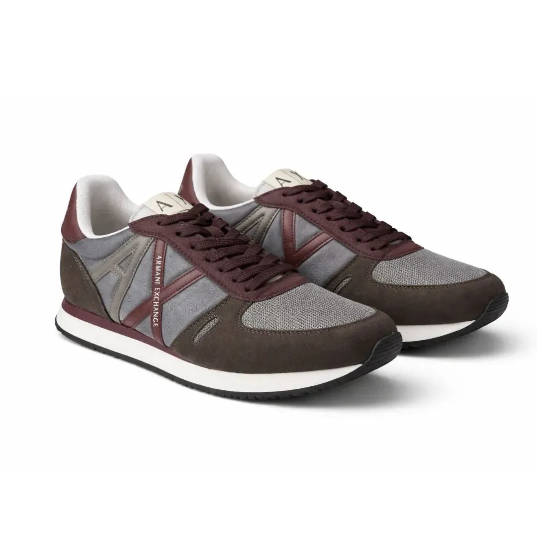 ARMANI EXCHANGE Logo Lace-Up XUX017 Sneakers - COFMRN