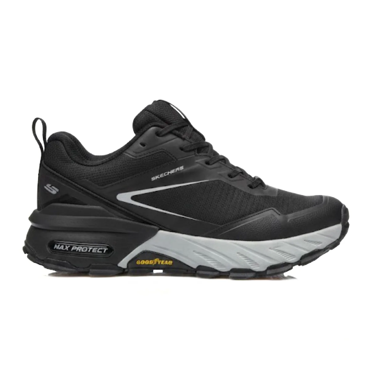 SKECHERS Pause Waterproof Casual Sneaker - BLKGRY