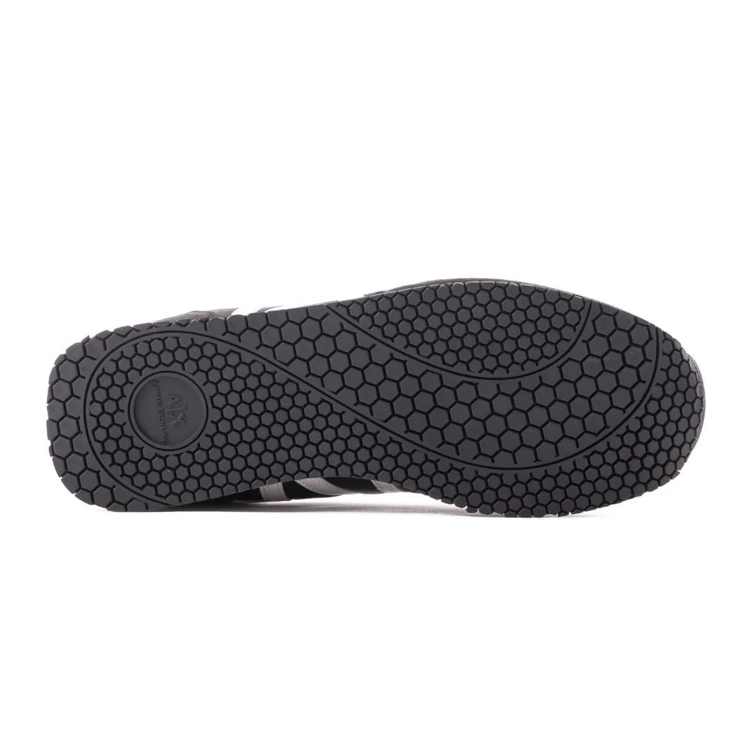 ARMANI EXCHANGE Logo Lace-Up XUX017 Sneakers - BLKWHT